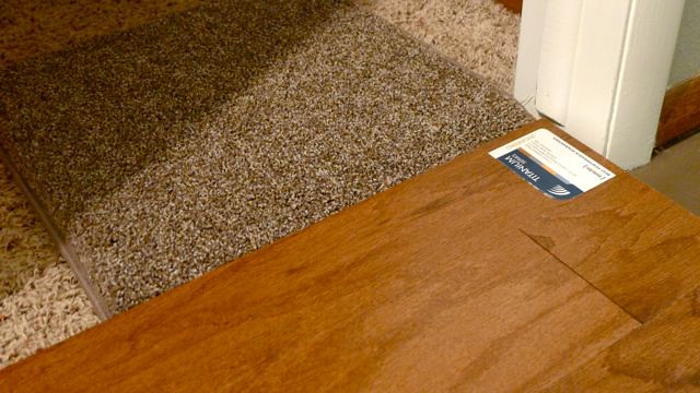 Joining Carpet and Wood