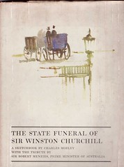 Charles Mozley's Sketchbook - The State Funeral of Sir Winston Churchill