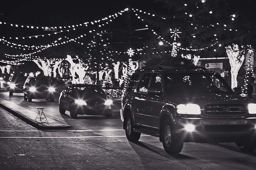 Driving through Christmas Lights RS