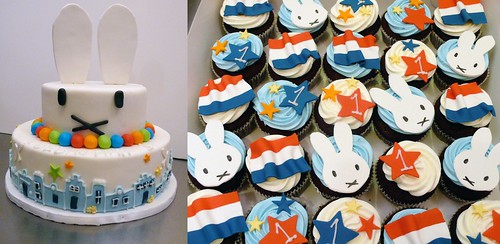 Nijntje cake and cupcakes by CAKE Amsterdam - Cakes by ZOBOT
