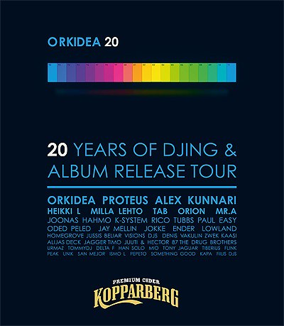 Orkidea - "20" Album Release Tour