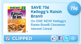 Raisin Bran Cinnamon Almond Cereal Coupon
