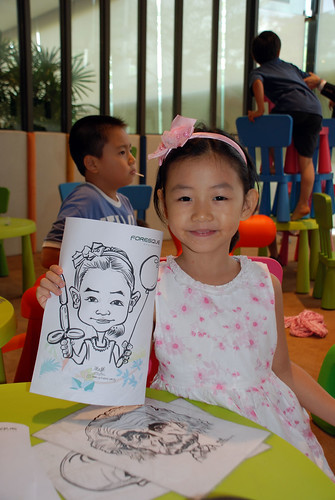 caricature live sketching for Foresque Residences Roadshow - Day 2 - 1