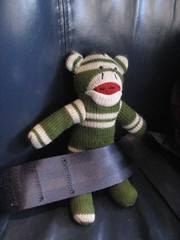 Sock Monkey Gets His Own Seat