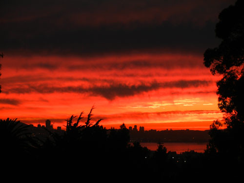 Sunset, San Francisco, 4 January 2012 _ 9763