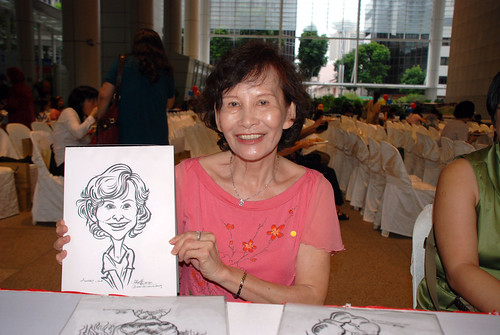 caricature live sketching for kidsREAD Volunteer Appreciation Day 2011 - 3