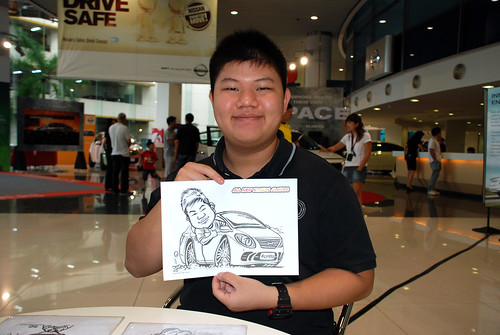 Caricature live sketching for Tan Chong Nissan Motor Almera Soft Launch - Day 3 - 17