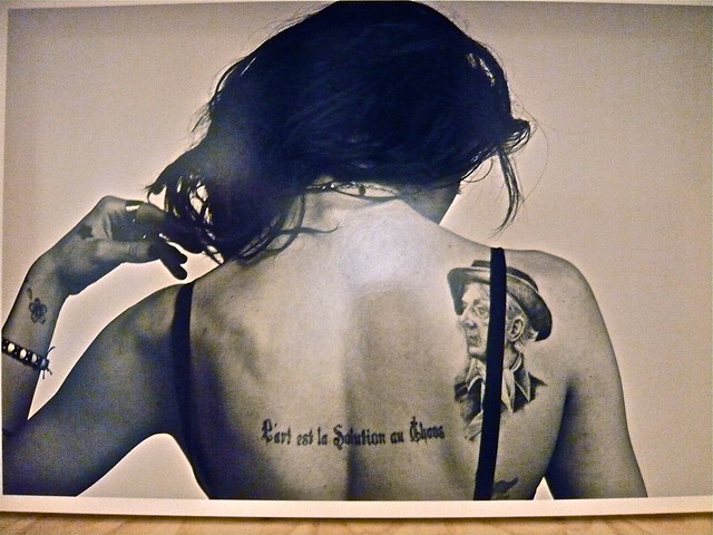 Frances Bean Cobain Tattoos translation art is the solution to chaos 