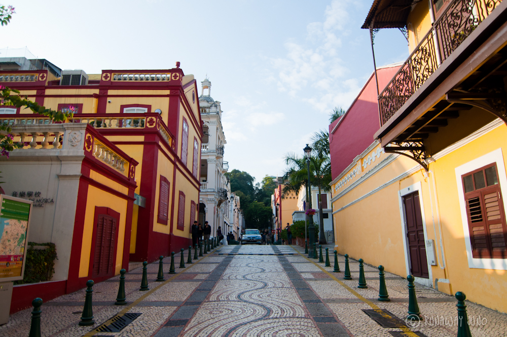 Street of Macau in St Lazarus Quarter