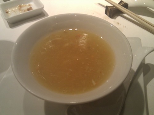 上海蟹とフカヒレのスープ！