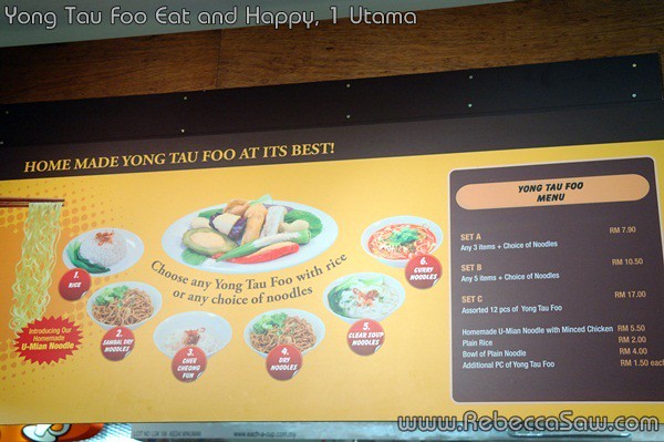 yong tau foo eat and happy, 1 Utama-3