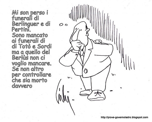 Berlusconi diserta il funerale di Scalfaro by Livio Bonino