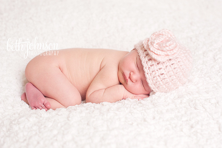 tallahassee baby girl studio photography newborn session