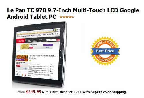 Le Pan TC 970 Android Tablet