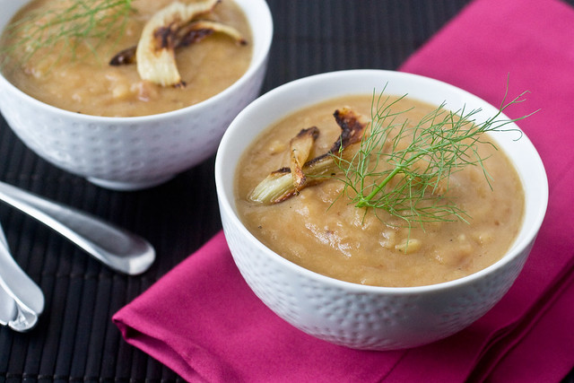 Roasted Potato And Fennel Soup