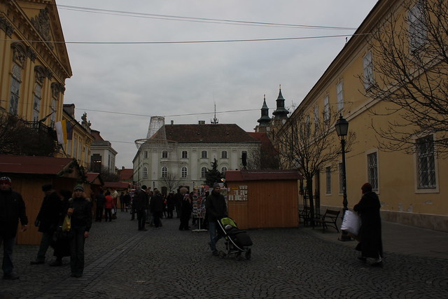La plaza del ayuntamiento de Székesfehérvár