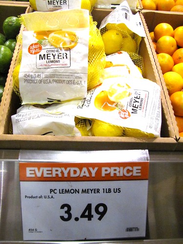 President's Choice Meyer Lemons
