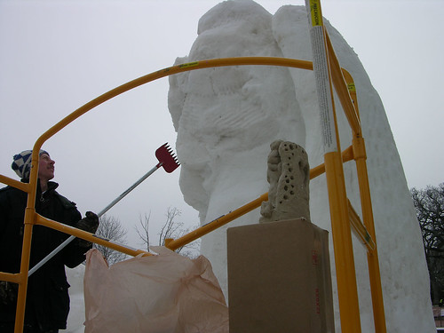 2012 Snow Sculpture Contest Sonwbody Else whack