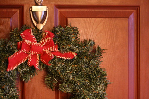 christmas wreath.