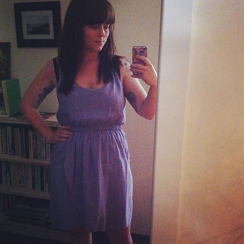 Purple dress for #dressember 25