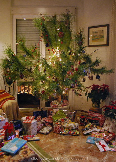 Presents under the Christmas tree