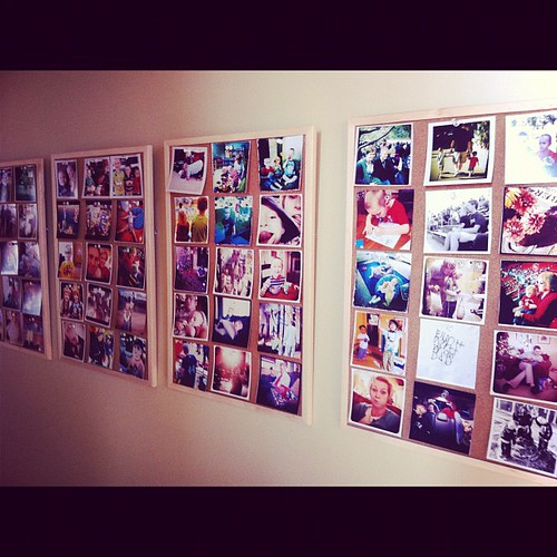 60 new Instagram pictures on the photo wall today. They make me happy.