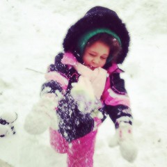 snowball fight.