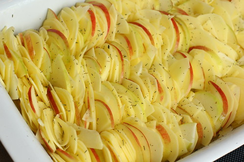 Kartoffel-Apfel-Gratin