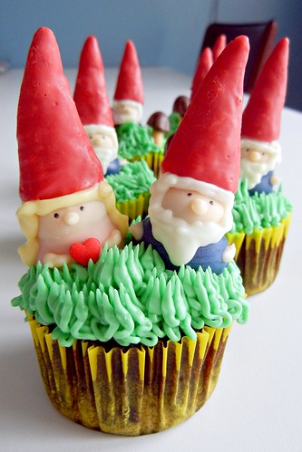 gnome cupcakes