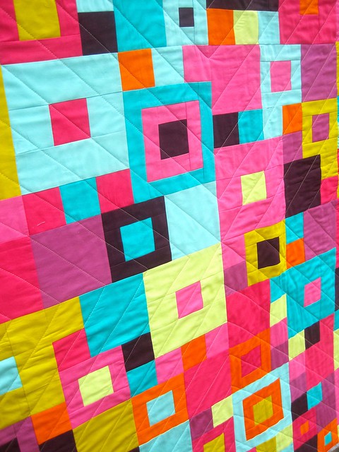Close up of PSC quilting