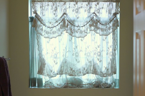 Bathroom Curtains (before)