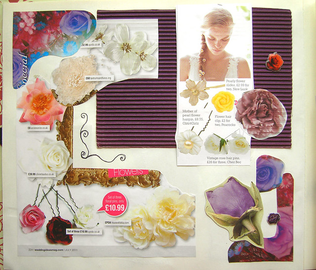 Wedding Scrapbook Page 3a Hair ideas I 39m fancying some little purple 
