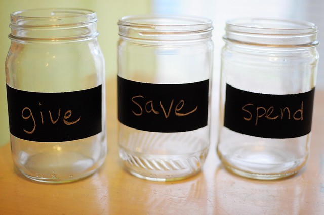 give, save, spend