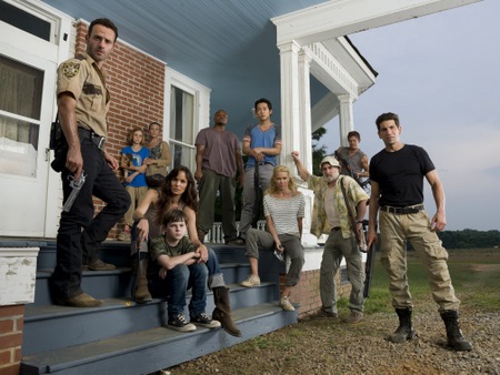 Cast of The Walking Dead S2 - Feb