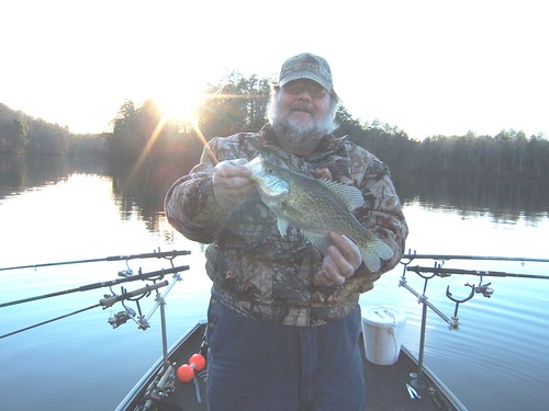 Greg Heath fishing at Holliday Lake