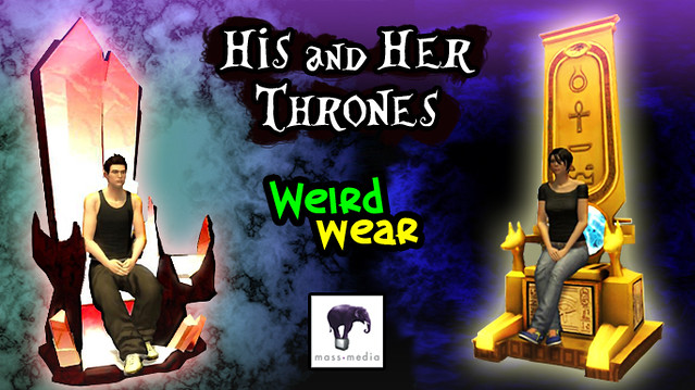 Weird Wear - His and Her Thrones
