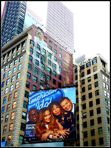 American Idol Billboard on Broadway, Times Square, NYC
