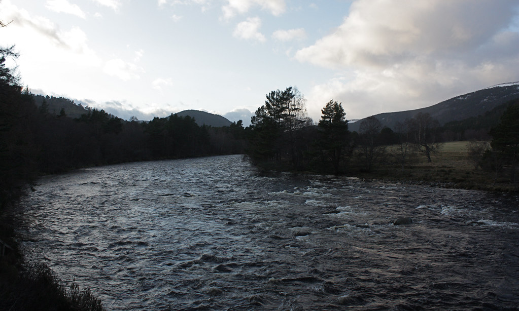 Churning waters of the Dee