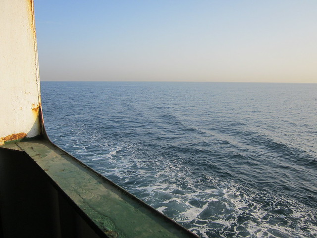 on the ferry from Bandar Abbas to Sharjah