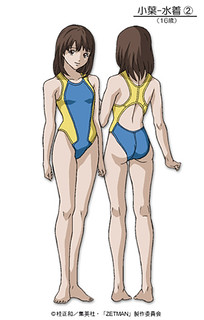 120123(2) - 電視動畫版《ZETMAN》公開女主角「天城小葉」的學校泳衣、競泳服裝動畫版造型！ (2/2)
