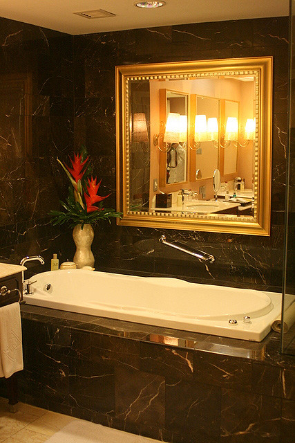 Bathroom of one of the suites