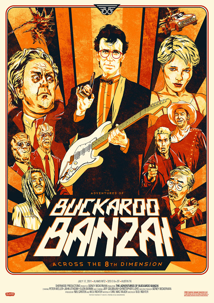 Buckaroo Banzai Poster by Phantom City Creative