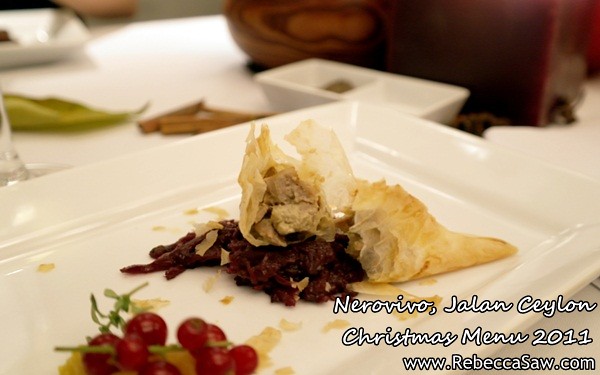 Nerovivo, Jalan Ceylon - christmas menu 2011-8