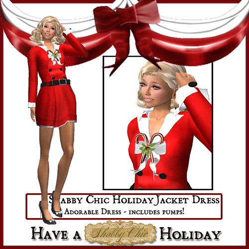Shabby Chic Holiday Jacket Dress by Shabby Chics