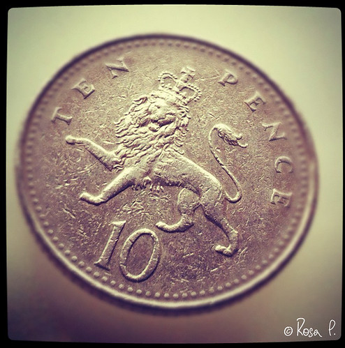UK - 10p Coin with a lion
