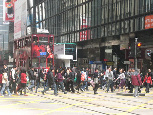 繁忙的香港街頭，圖片由Design for Health 提供