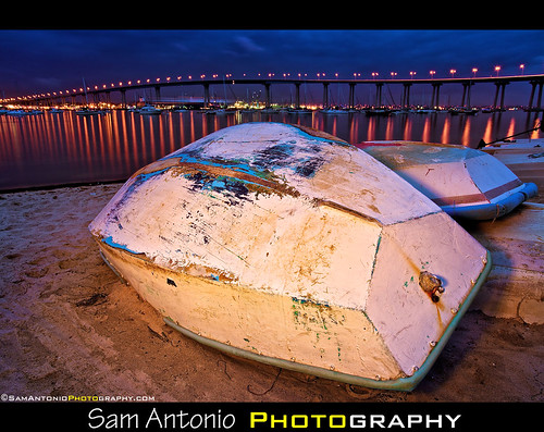 I am a Painter of Light! Coronado Bridge, San Diego by Sam Antonio Photography