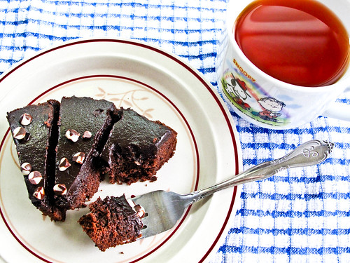 IMG_0817  Tea break : chocolate cream cake and tea