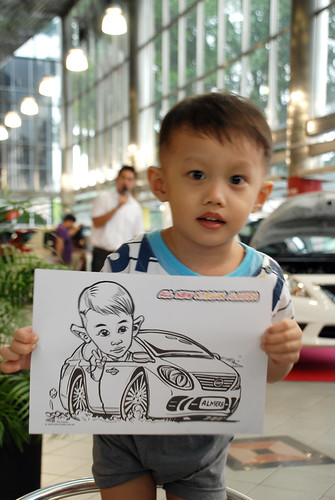 Caricature live sketching for Tan Chong Nissan Almera Soft Launch - Day 1 - 34