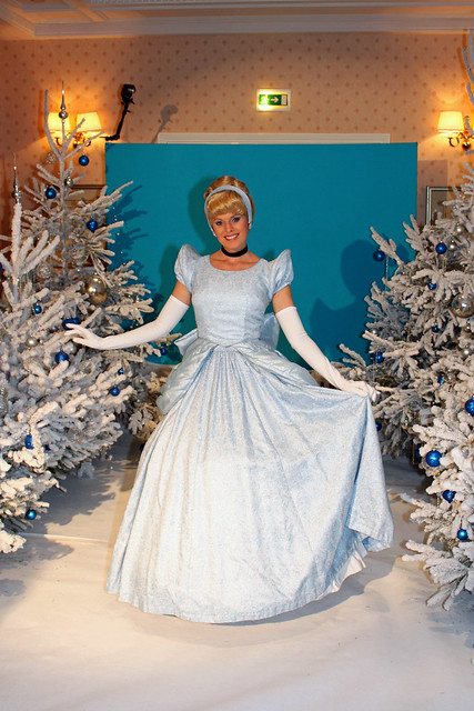 Meeting Cinderella at a special New Year's Eve meet 'n' greet in the Castle Suite